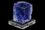 Zoned, Blue Halite Crystal - Igdar, Turkey #129065-1